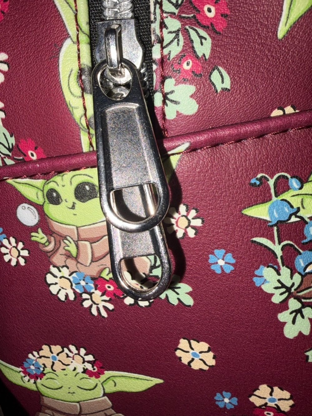 Loungefly Star Wars Grogu & Flowers Mini Backpack - Picture 2 of 13